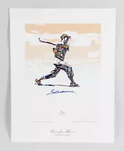 Ted Williams Signed Print (Carlo Beninati ) HC-G 7/38 – COA JSA - Picture 1 of 10