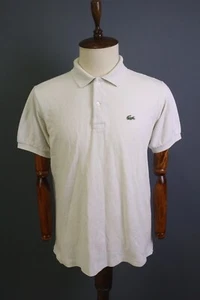 Lacoste White Short Sleeve Chest Logo Polo Shirt Size 4 - Picture 1 of 20