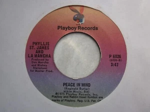 Funk Soul Deep Funk 70's 7"-Phyllis St. James-Peace In Mind/Get Happy-US Playboy - Picture 1 of 2