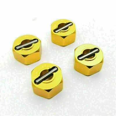 4x Alloy 12mm Hex Wheel Hub Mount Adaptor for Traxxas Slash 1/10 RC Crawler Car - Image 1 of 4