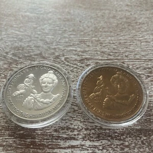 Princess Kaiulani Hope For The Hawaiian Monarchy Silver 1 Oz/Bronze 1981 HSNA - Picture 1 of 4