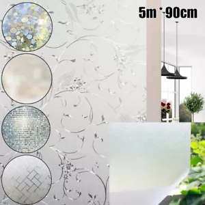 Milchglasfolie Glasdekor Fensterfolie Sichtschutz Tür Büro Dusche 5m*90cm DE - Bild 1 von 18