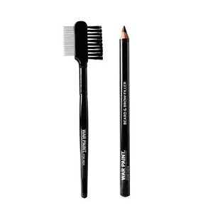 War Paint For Men Lightweight Beard & Brow Filler Pencil - Vegan Friendly & - Picture 1 of 9