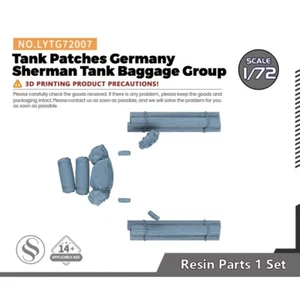 Yao's Studio LYTG72007 1/72 Tank Patches Germany Sherman Tank Baggage Group - Picture 1 of 5