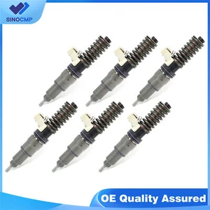 6Pcs Fuel Injectors 85013611 22027808 21092434 for Volvo MD13 MACK MP8 D13 - Picture 1 of 8