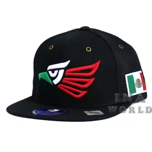 MEXICAN MEXICO hat cap HECHO EN MEXICO Eagle Snapback Micro Mesh Baseball cap - Picture 1 of 4