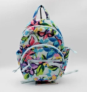 Vera Bradley CAMPUS BACKPACK Bookbag Marion Floral Shoulder Bag School Travel - Picture 1 of 14