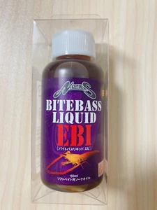 NORIES BITEBASS LIQUID EBI Shrimp Soak oil soft baits Adopted 50ml by Taku Ito - Picture 1 of 7