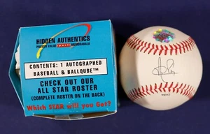 Hidden Authentics Niefi Perez signierter Baseball mit Originalkarton & COO - Bild 1 von 4