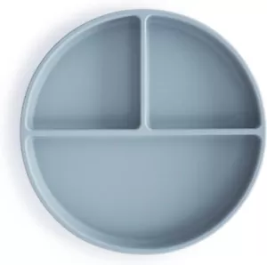 mushie Silicone Suction Plate | BPA-Free Non-Slip Design (Powder Blue) - Picture 1 of 7