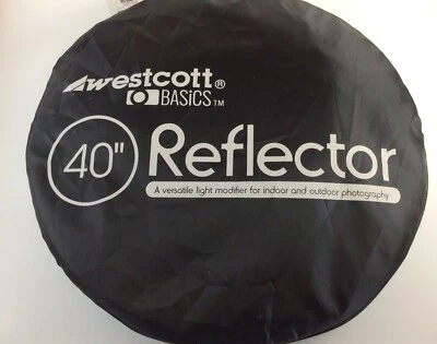 40” Westcott Basics 301 Collapsible Reflector Diffuser  5-in-1 Photography NWT - Image 1 of 4