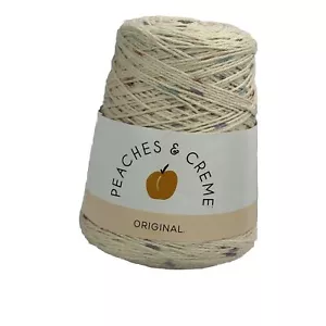 SpinRite Peaches And Creme Cream Cotton Yarn 14 oz Cone Panorama 674 Yards NEW - Picture 1 of 11