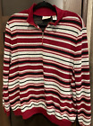 Alfred Dunner 1990'S Woman's Sweater Mock Turtle Neck Zip At Collar Great Colors