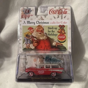 Chevrolet 210 Station Wagon 1957 máquinas M2 SC02 Coca-Cola fundido a presión nuevo B08 - Imagen 1 de 5