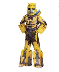 Disfraz Transformers Bumblebee Niños De Lujo Disfraz Nuevo Con Etiquetas - Imagen 1 de 8