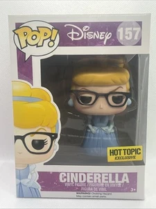 Funko Pop! Disney 157 Cinderella in Glasses - Hot Topic Exclusive - Picture 1 of 6