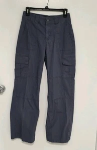 Hollister Women's Pants High Rise Baggy Cargo Gray Size 25 R. - Picture 1 of 5