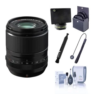 Fujifilm XF 23mm f/1.4 R LM WR Lens, Black, Bundle with Included Value - Picture 1 of 11