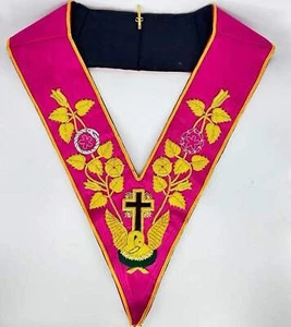 Rose Croix 18th Degree Collar - Scottish Constitution - Picture 1 of 2