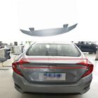 Fit For Honda Civic 2016-2020 ABS Silver Wing Flap Rear Boot Spoiler GT Airplane