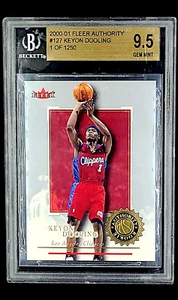 2000 Fleer Authority #127 Keyon Dooling RC Rookie /1250 BGS 9.5 with 10 Sugrade - Picture 1 of 11