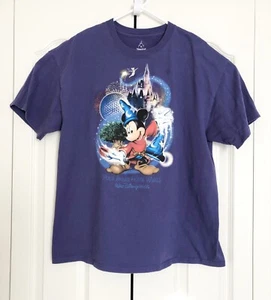 Camiseta Walt Disney World "Four Parks One World" Púrpura Adulto Gráfico, Talla XL - Imagen 1 de 6