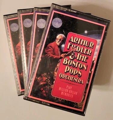 4 Arthur Fiedler & The Boston Pops Orchestra MILLION DOLLAR MEMORIES 4 Cassettes - Image 1 of 4
