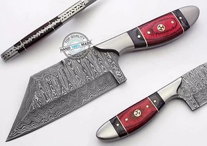 9,50" Custom handgefertigtes schönes Damast Enthäutung Jagdmesser (AA-0319-2) - Bild 1 von 7