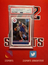 2021-22 NBA Hoops Cade Cunningham Red Backs Back PSA 10 SSP Rookie RC Pop 16