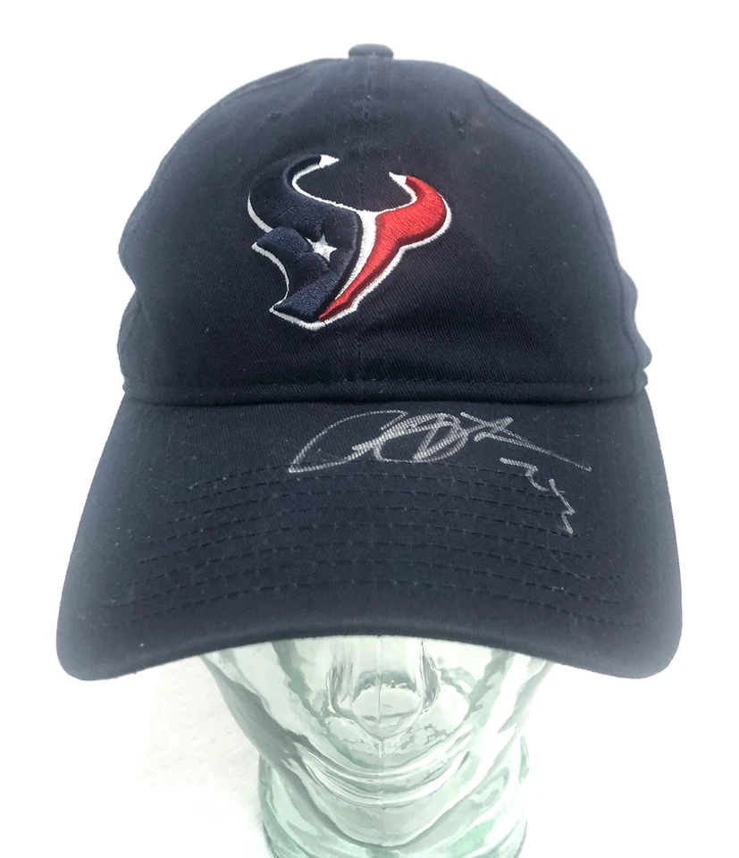 Gorra para mujer Arian Foster Texans autografiada New Era 9 Forty espalda ajustable Foto 1 de 3