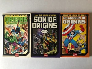 Son+Grandson+Origins of Marvel Comics From House Ideas TPB/Graphic Novel Lot Set - Picture 1 of 12