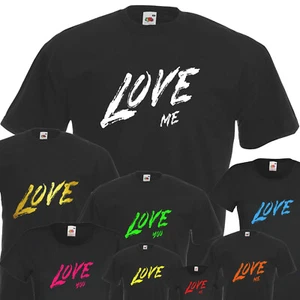 Love You Love Me Valentinstag Geschenk Frau Freundin Freund Valentinstag Tshirt - Bild 1 von 1