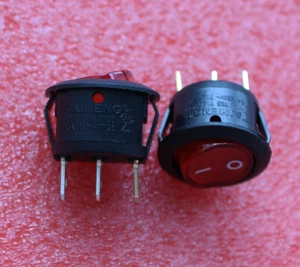 2 Stück Taiheng Th1 T85 TH1 T85 T120 rote Lampe Wippschalter 15A 125/250VAC 3 Pins - Bild 1 von 1