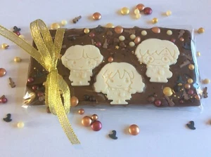 Harry Potter Inspired Magical Wizard Chocolate Slab Bar Sweets - Picture 1 of 4