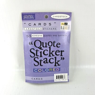 Álbumes de recortes para hacer tarjetas adhesivo citas dichos artesanía de color sin ácido Foto 1 de 4