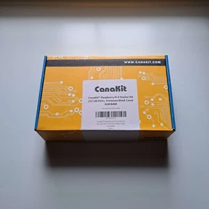 Raspberry Pi 4 CanaKit Starter Kit | 32GB EVO+ | 4GB Ram | Premium Black Case | - Photo 1/2