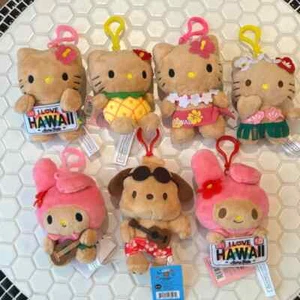 KT Stuff Plush Hawaiian Pochacco Melody Pendant Soft Keychain Doll - Picture 1 of 45