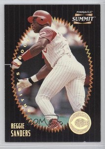 1996 Pinnacle Summit Artist's Proof Reggie Sanders #4