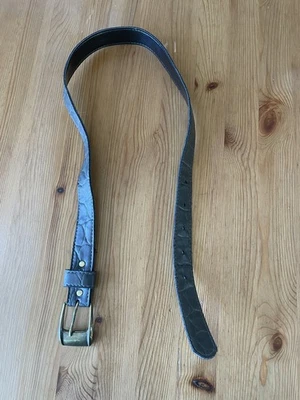 Kindergürtel, Braun, Kunstleder, Länge ca. 100cm - Bild 1 von 2