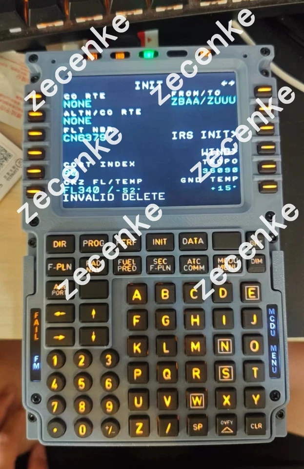 WINWING A3XX MCDU Flight Control fr Toliss Fenix Game Simulator For X-Plane MSFS - Image 1 of 1