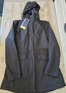 Lands' End Damen 3-in-1 Systems Jacke mit herausnehmbarer Puffer Weste schwarz Gr. S - Bild 1 von 8