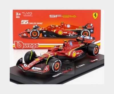 1:43 BURAGO Ferrari F1 Sf-24 #55 Italy Gp 2024 Sainz BU36843-01929-SAI-MONZA - Immagine 1 di 3