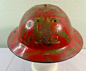 VINTAGE Marx Toys WW1 Doughboy Metal Helmet - COOL! - Picture 1 of 10