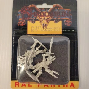 Ral Partha Mini  Elven Cyberknights (2) #20-554 Shadowrun RPG Metal - Picture 1 of 2
