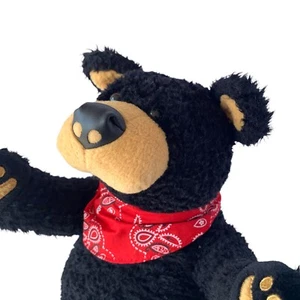 Big Sky Carvers Montana Jim Fleming Bearfoots Black Mama Bear Plush New NWT 11” - Picture 1 of 8