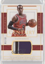 2016-17 Panini National Treasures Century Materials Gold /10 Rajon Rondo #51