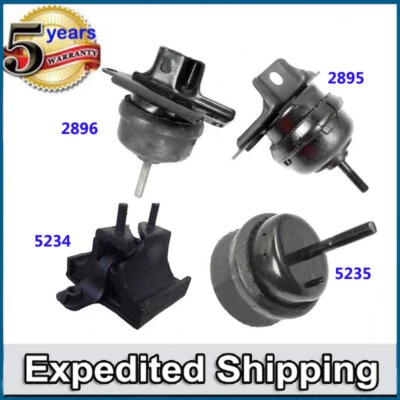 Engine Motor Mount Set 4pcs 5235 5234 2896 2895  For 98-04 Cadillac Seville 4.6L - Image 1 of 4