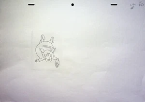 Lápiz de producción dibujado a mano Bee and PuppyCat 2013 Frederator Studios #WW - Imagen 1 de 2