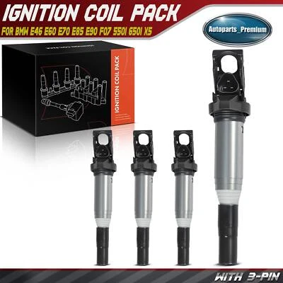 4 катушки зажигания для BMW 228i xDrive 428i Gran Coupe X2 Mini Cooper Rolls-Royce - Изображение 1 из 4