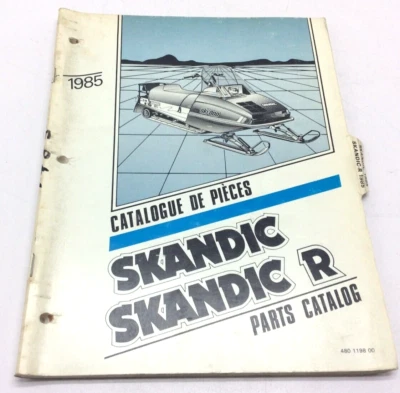 Ski Doo Parts Manual 1985 Skandic Skandic R 480119800 - Image 1 of 2